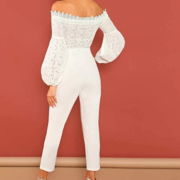 Shein Glamorous White Jumpsuit - Picture 2 of 13